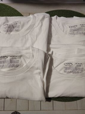 Chaps White Crewneck T-Shirts Pack